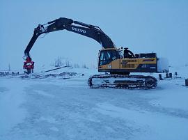 Вибропогружатель Daedong для экскаватора Volvo EC 480 DL